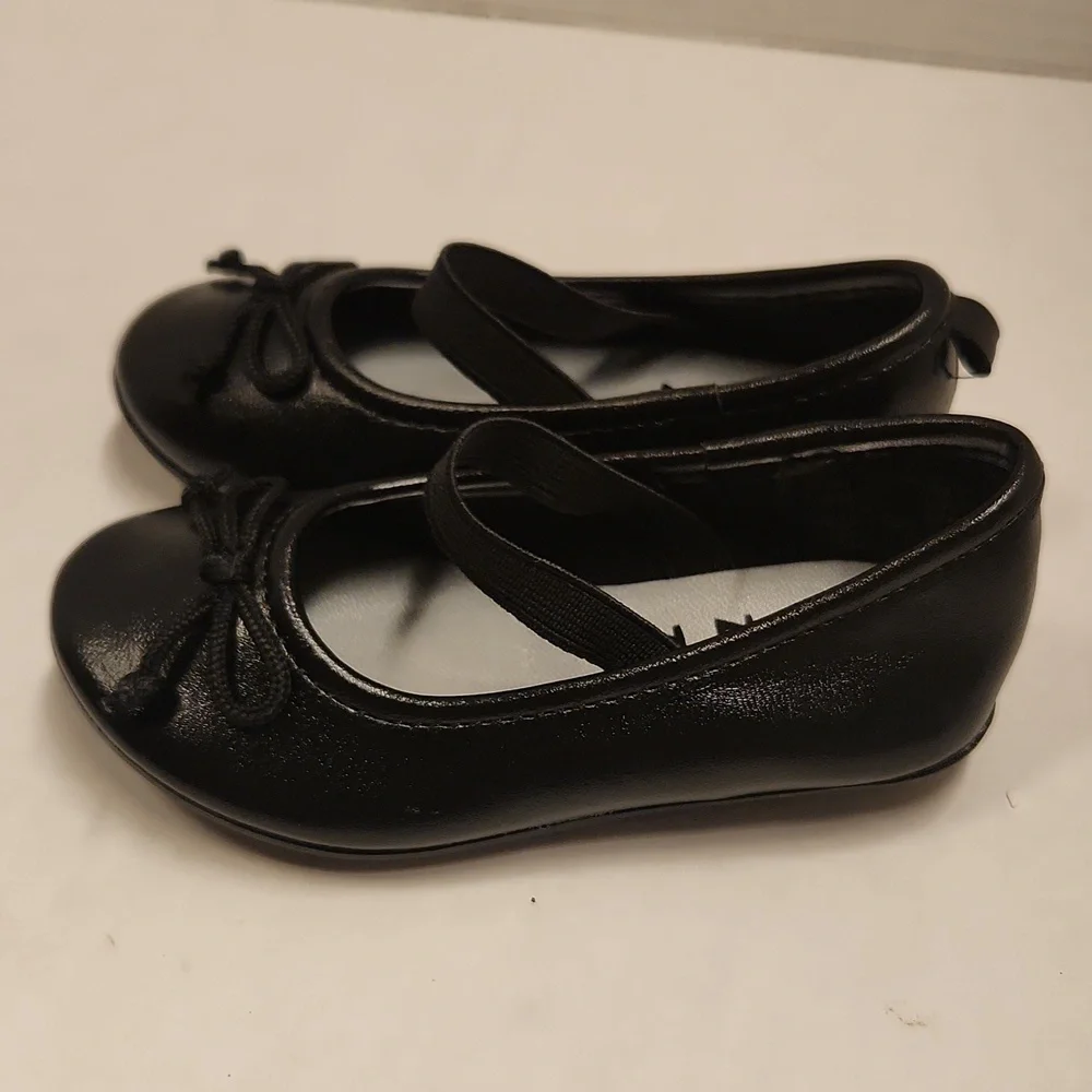 Zoe & Zac Girls Shoes Size 5 Black Mary Jane Flats